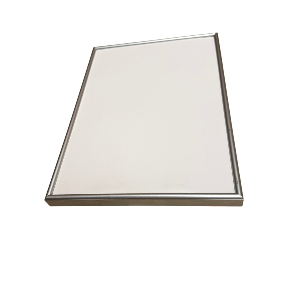 Unbranded Picture Frame Unisex OS Silver Brushed Aluminum Minimalist Modern